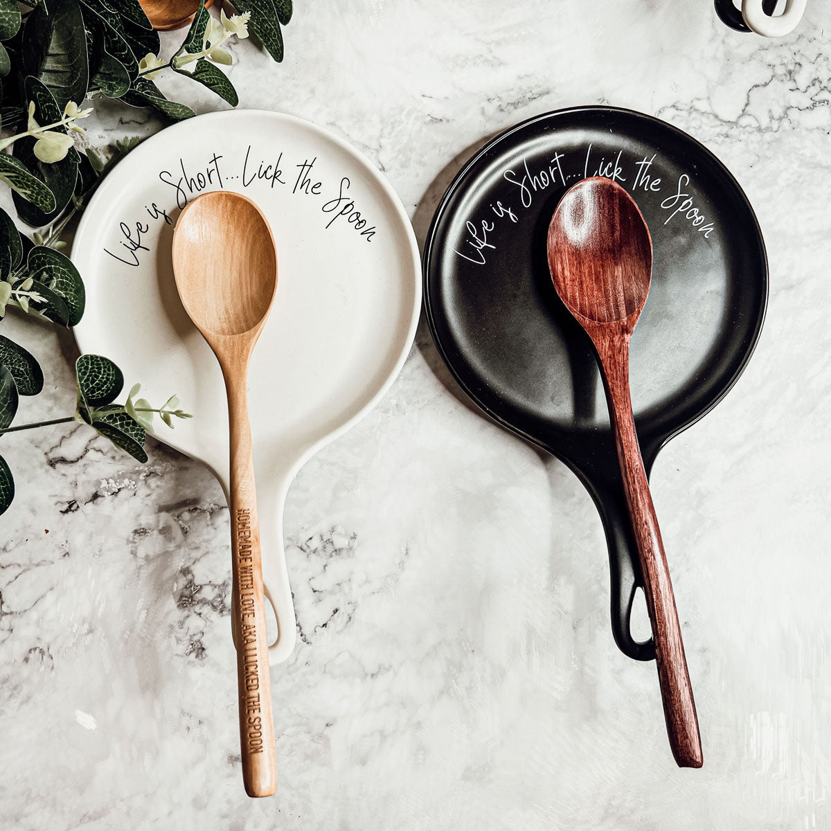 Give it a Rest Spoon Rest Set (White) image 0